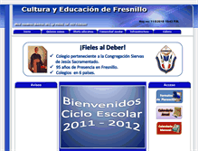 Tablet Screenshot of cefresnillo.edu.mx